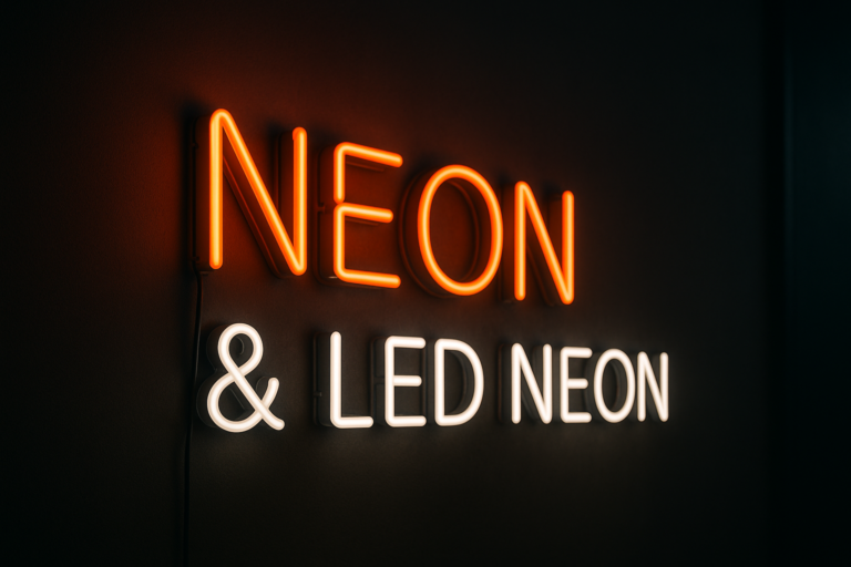 Neon & LED Neon Tabela - Modern ve Enerji Tasarruflu Tabela Çözümü